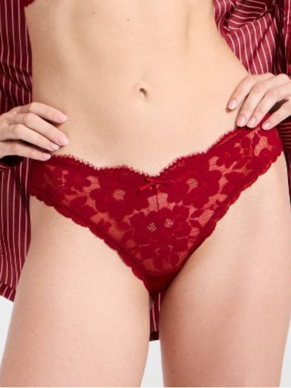 Auden Red Lace Sexy Women's Panties.
